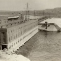 1925 view of the Prairie du Sac power plant